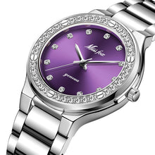Load image into Gallery viewer, MISSFOX Elegant Woman Watch Luxury Brand Female Wristwatch Japan Movt 30M Waterproof Gold Expensive Analog Geneva Quartz Watch
